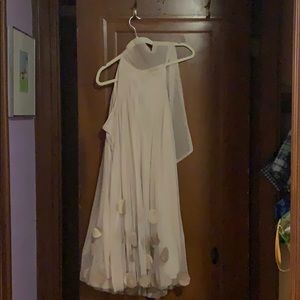 Never worn tan cocktail dress